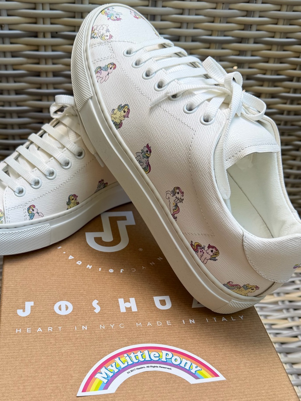 NEW My Little Pony Hasbro By Joshua Sanders Sneakers 37 7 Gym Shoes Made Italy